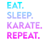 eat sleep karate repeat