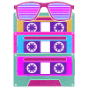 Retro Music Gift 80s Cassette