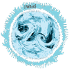Stormy Water Swirl Design