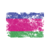 Kuban People's Republic Flag Distressed