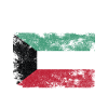 Kuwait Flag Distressed - Kuwaiti Flag