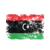 Libya Flag Distressed - Libysche Flagge