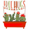 Cactus Hugs Drôle Succulent Propriétaire