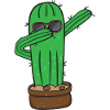 Dabbing Cactus Sunglasses Succulent