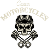 Motos Skull biker
