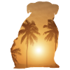 Summer Beach - English Bulldog