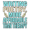 Writing poetry is therapy poet