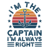 Captain Captains Boating Gift