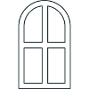 Arch window open