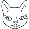 girl cat face