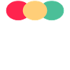 Three Ovals- Green- Red- Yellow