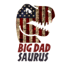 Patriotic Big dad Dinosaur
