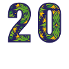 20 Number Green