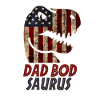 Papa patriotique bod Dinosaure