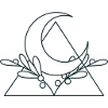 crescent moon triangle
