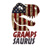 Patriotic Gramps Dinosaur