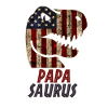 Patriotic Papa Dinosaur
