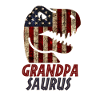 Patriotic Grandpa Dinosaur