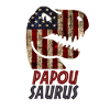 Patriotic Papou Dinosaur