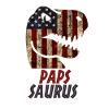 Patriotic Paps Dinosaur
