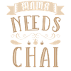 Chai Latte Tee trinken Teetrinker