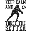 Volleyball Player Team Keep Calm