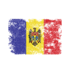 Moldova Flag Distressed - Moldovan Flag