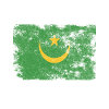 Mauritanie 1959-2017 Drapeau en détresse