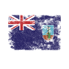 Montserrat Flag Distressed