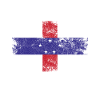 Netherlands Antilles Flag Distressed