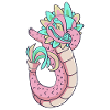 Dabbing Quetzalcoatl Aztec Feathered Schlan
