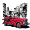 Fire engine New York 1930