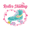 Rollschuh Mädchen Mama Rollkunstlauf