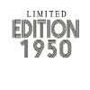 Édition limitée 1950