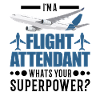 Flight Attendant Superkraft Stewardess