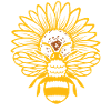 Bee Sunflower Beekeeper Honey