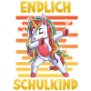 Endlich Schulkind Einhorn