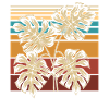 Retro Monstera