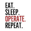 Manger dormir Opérer Répéter