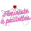 féministe à paillettes logo