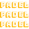 PADEL. Sport. Moutarde