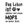 Mops machen das Leben schöner