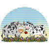 Cow and bull