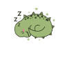 little dinosaur sleeps dinosaur animal
