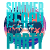 Summer beach party