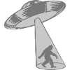 UFO kidnaps Big Foot