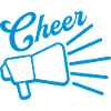 Cheer Cheer Megaphone Symbol