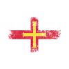Guernsey Flag Distressed - Guernsey Flag