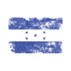 Honduras Flag Distressed - Honduran Flag