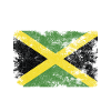Jamaica Flag Distressed - Jamaican Flag